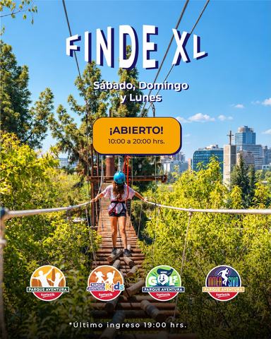 Parque Aventura Finde XL