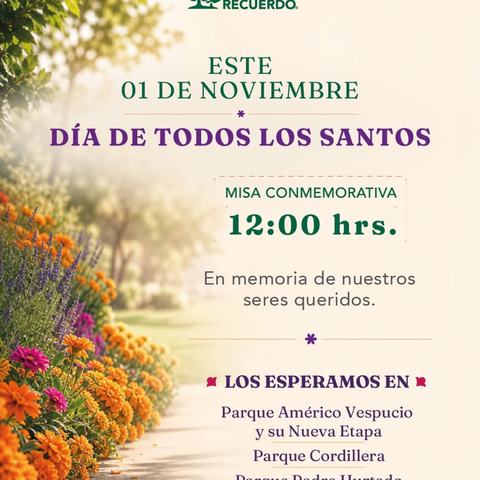 Misa Conmemorativa Día de Todos los Santos