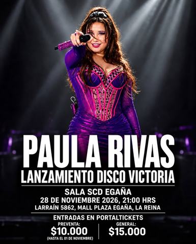 Lanzamiento Disco Victoria - Paula Rivas