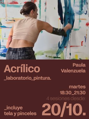 Taller de Acrílico: Laboratorio de Pintura