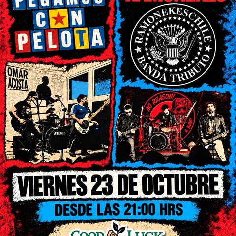 Tributo a Ramones y Pegamos Con-pelota