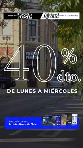 40% Dto. en Carta