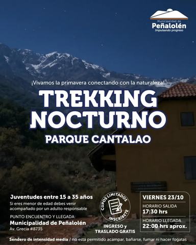 Trekking Nocturno Parque Cantalao