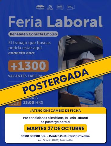 Feria Laboral Peñalolén Conecta Empleo