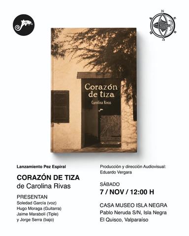 Lanzamiento Corazón de tiza - Liguria Lastarria