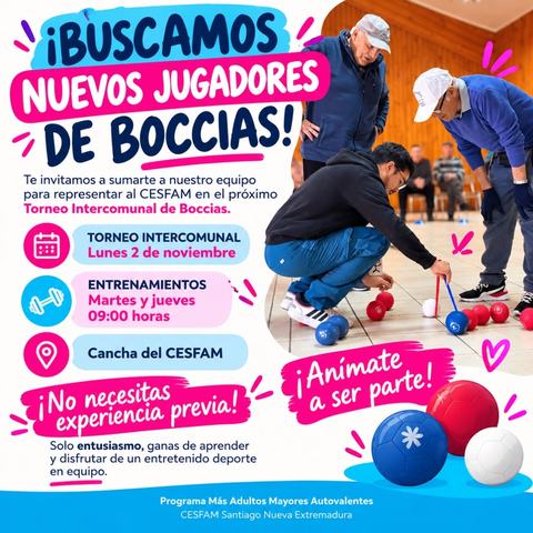 Torneo Intercomunal de Boccias