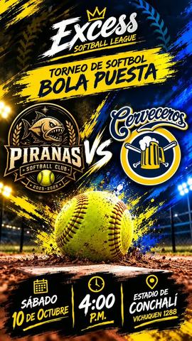 Pirañas vs Cerveceros