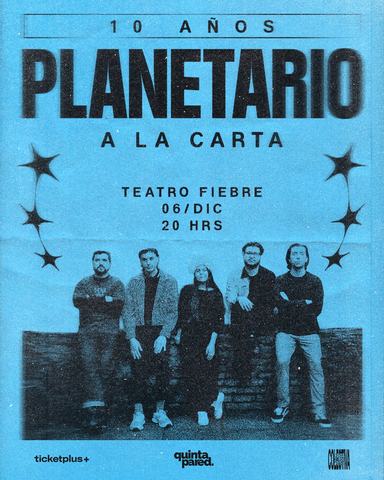 Planetario: 10 Años a la Carta
