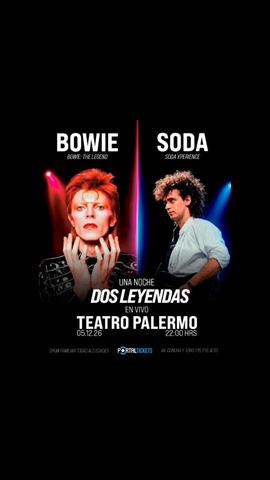 Show Tributo a Bowie y Soda Stereo