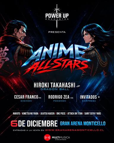 Anime All Stars con Power Up Orchestra