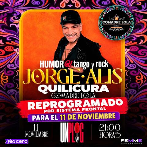 Jorge Alís - Humor, tango y rock