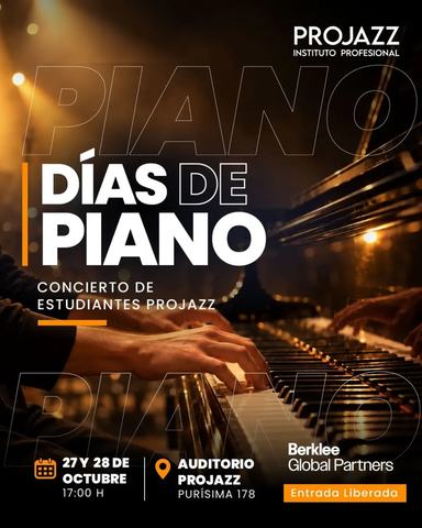 Días de Piano - Concierto Estudiantes Projazz