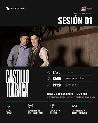 Sesiones Promusic: Castillo Ilabaca