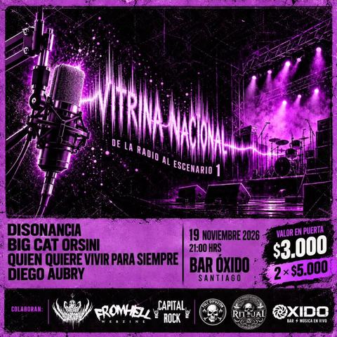 Vitrina Nacional: Disonancia, Big Cat Orsini y más