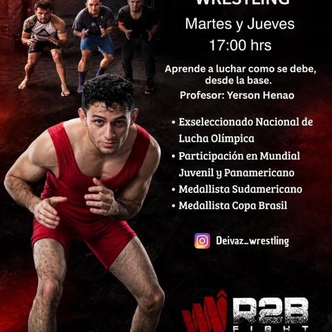 Clases de Wrestling con Yerson Henao