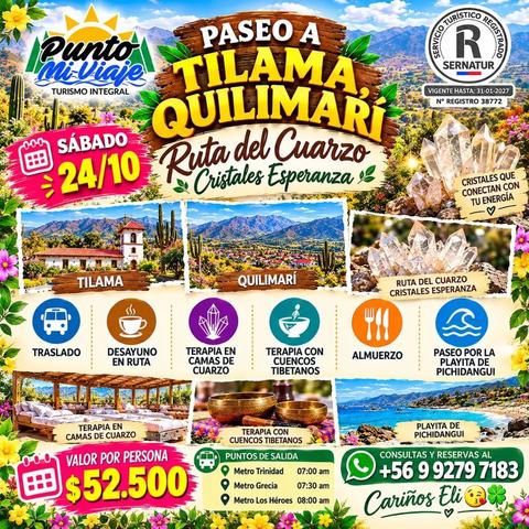 Ruta del Cuarzo: Paseo a Tilama y Quilimarí