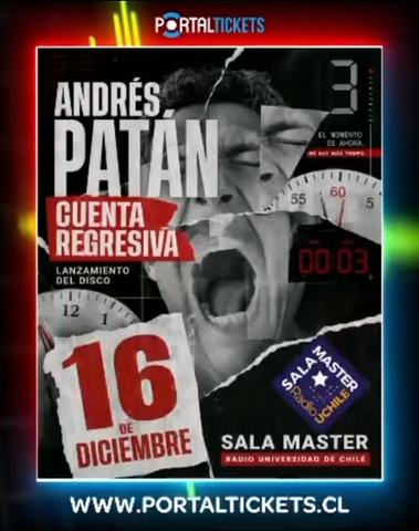 Andrés Patán - Lanzamiento Disco