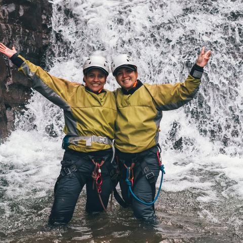Bajar cascadas en Cajón del Maipo