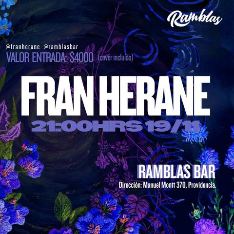Fran Herane en vivo