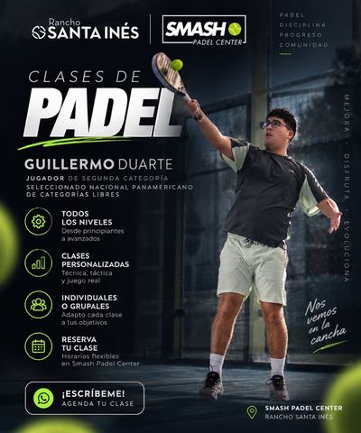 Clases de Pádel con Guillermo Duarte