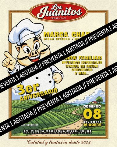 3er Aniversario RBX: Los Juanitos y Marca Cha