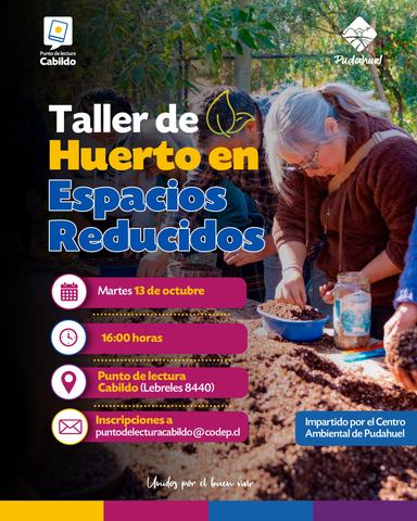 Taller de Huerto en Espacios Reducidos