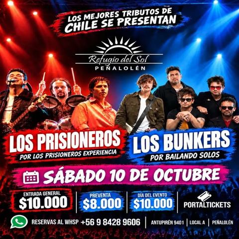 Tributo a Los Prisioneros y Los Bunkers