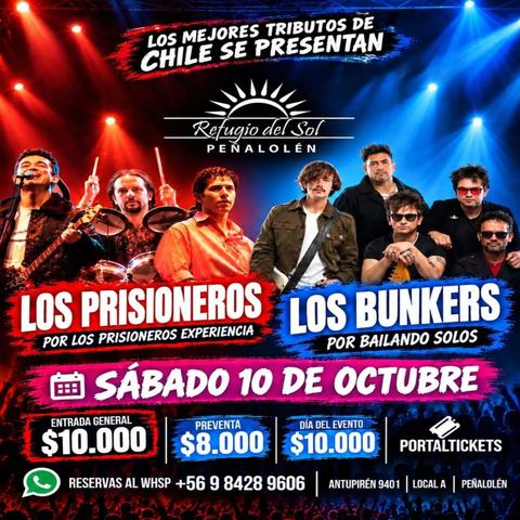 Tributos a Los Bunkers, Prisioneros y 31 Minutos
