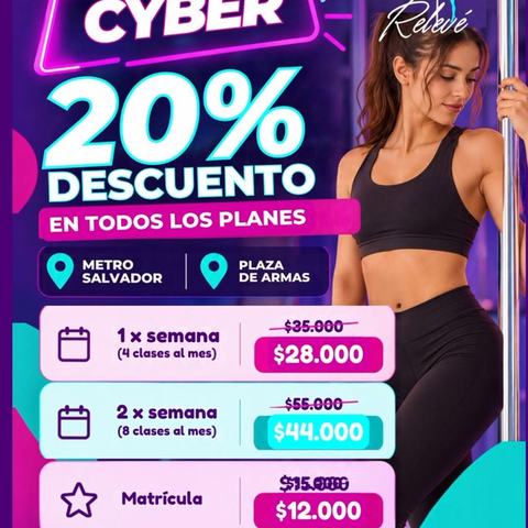 Clases de Pole Sport, Tela, Lira y Flexibilidad