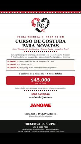 Curso de Costura para Novatas