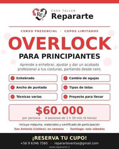 Curso Overlock Principiantes