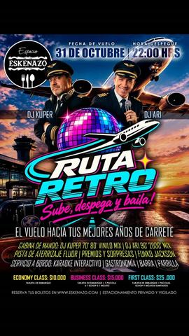 Ruta Retro en Espacio Eskenazo