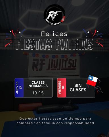 Clases de Jiujitsu RF Isla de Maipo