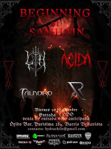 Beginning of Samhain: Luctus Hydra y más