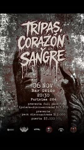 Tripas Corazón Sangre - Lanzamiento