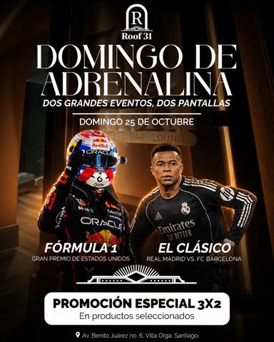 F1 EE.UU. y El Clásico en Roof 31
