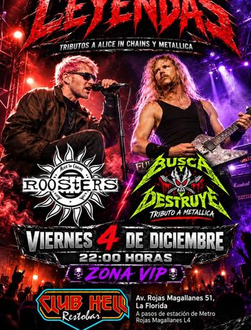 Roosters - Tributo a Alice in Chains y Metallica