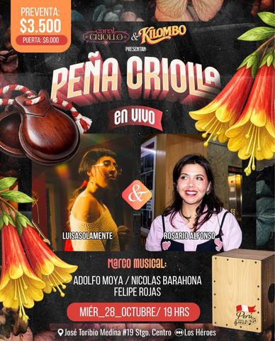 Peña Criolla with Luisa Solamente and Rosario Alfonso