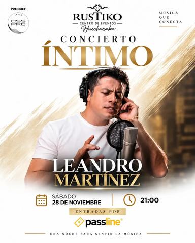 Concierto Íntimo Leandro Martínez