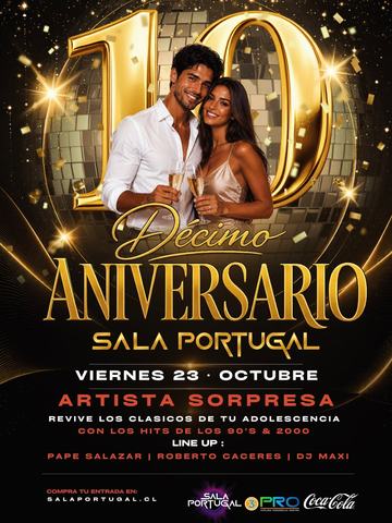Fiesta 80's, 90's & 2000's - Sala Portugal
