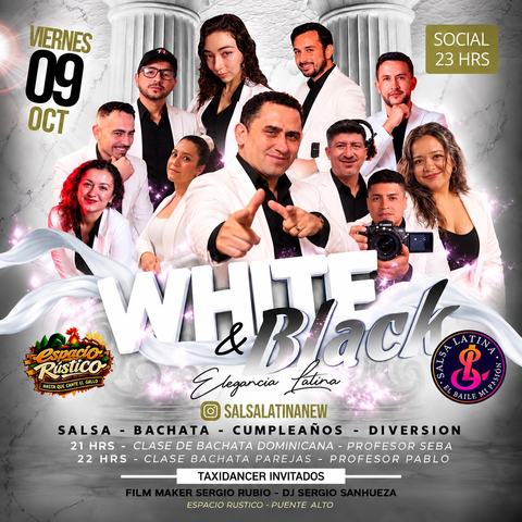 White & Black – Elegancia Latina