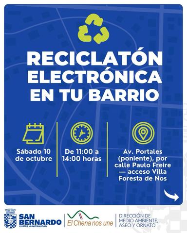 Reciclatón Electrónica en Villa Foresta