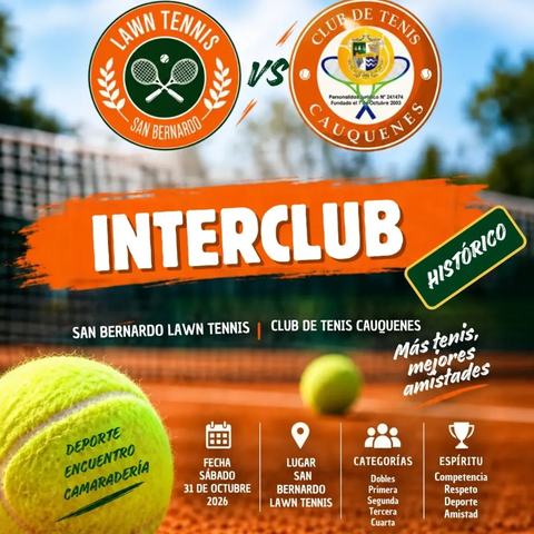 Interclub San Bernardo Lawn Tennis vs Cauquenes