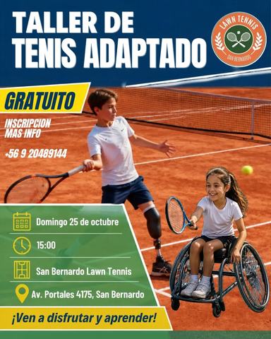 Taller Gratuito de Tenis Adaptado