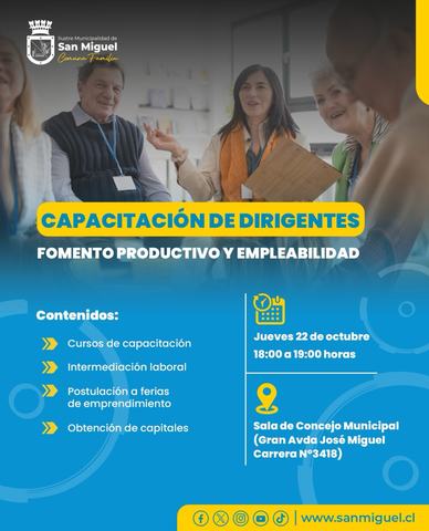 Capacitación Dirigentes Sociales San Miguel