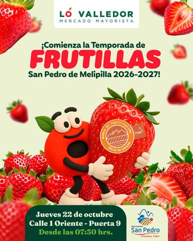 Lanzamiento Temporada Frutillas San Pedro
