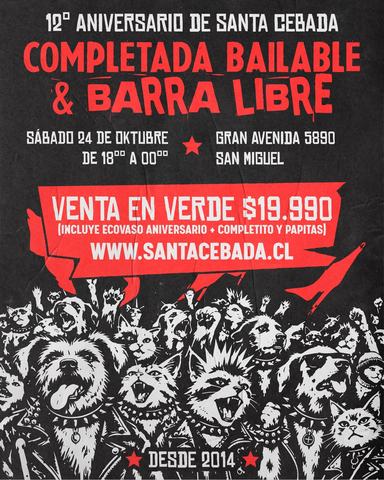 12th Anniversary Santa Cebada