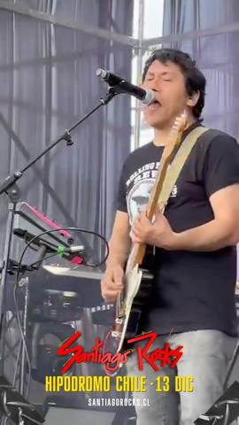 Claudio Narea en Santiago Rocks