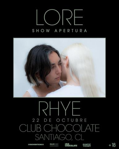 Rhye con apertura de Lore
