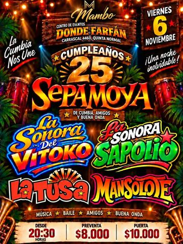 SepaMoya 25 Años - La Cumbia Nos Une
